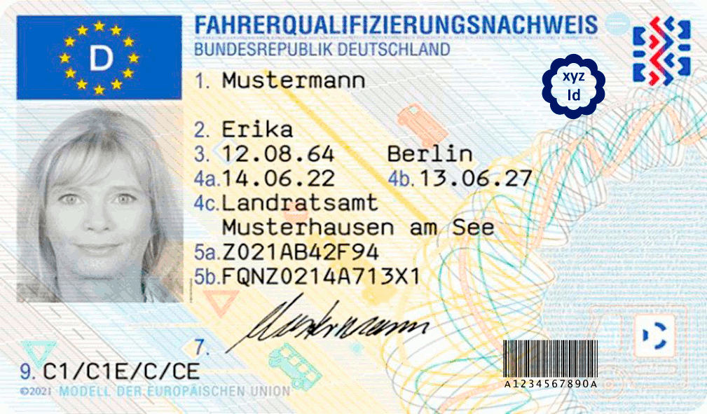 Fahrerqualifizierungsnachweis 2021